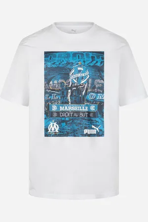 PUMA Olympique De Marsiglia Ftblnrgy+24-25 M - Abbigliamento Calcio Ufficiale - Uomo