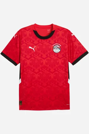 PUMA Egitto Home Replica M - Maglia Calcio Ufficiale - Uomo