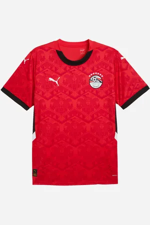 PUMA Egitto Home Replica M - Maglia Calcio Ufficiale - Uomo