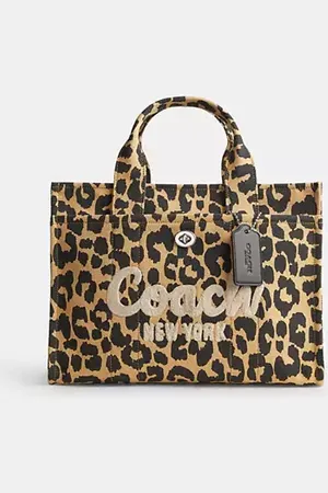 Coach Borsa Larga Cargo Con Stampa Leopardata
