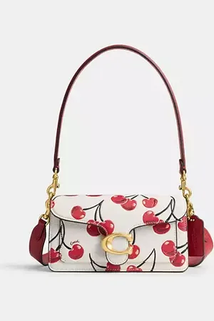 Coach Borsa a tracolla Tabby 20 con stampa con ciliegie