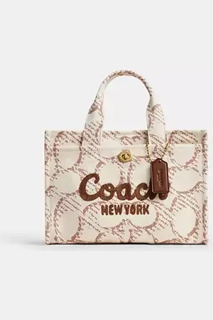 Coach Borsa larga Cargo 26 in tela Signature