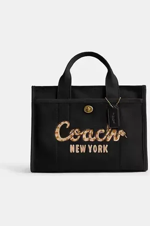 Coach Borsa larga Cargo Capodanno con scritta a serpentina