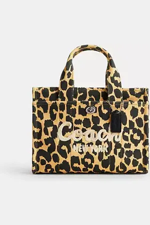 Coach Borsa Larga Cargo 26 Con Stampa Leopardata