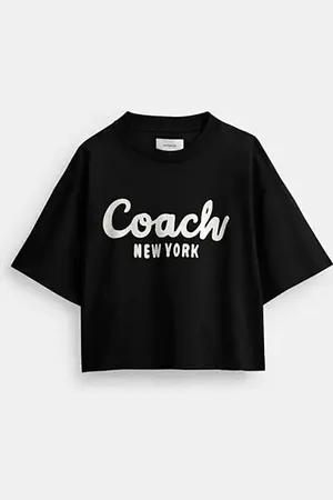 Coach Maglietta corta Signature con scritta in corsivo