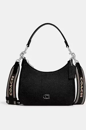 Coach Borsa A Tracolla Hobo Con Dettaglio In Tela Signature