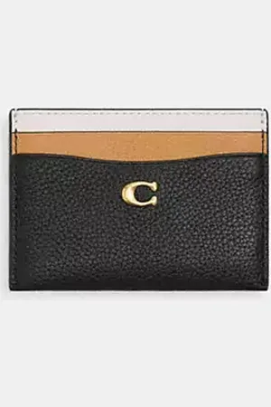 Coach Porta carte di credito Essential a blocchi di colore
