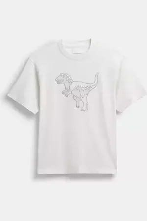 Coach Maglietta Con Rexy In Cotone Biologico