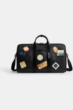 Coach Borsone Gotham 45 In Tela Signature Con Toppe
