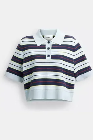 Coach Polo A Righe Corta