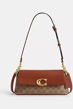 Coach Borsa A Tracolla Jet In Tela Signature