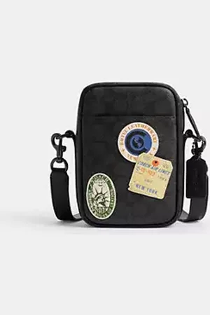 Coach Borsa A Tracolla Hitch In Tela Signature Con Toppe