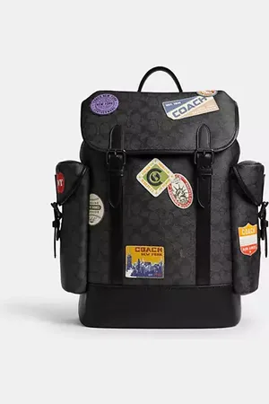 Coach Zaino Hitch In Tela Signature Con Toppe