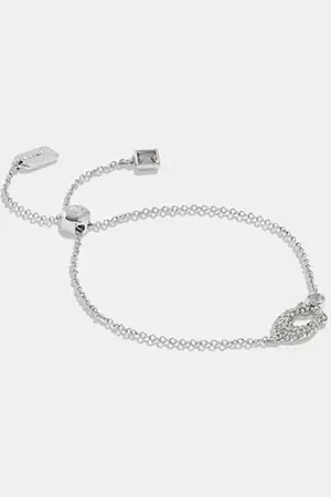 Coach Braccialetto Con Chiusura Scorrevole E Motivo Esclusivo Realizzato Con Pavé