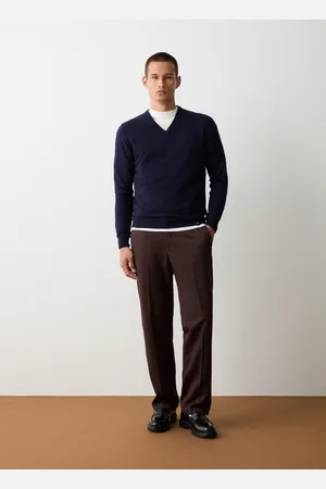 Colmar Pullover A V In Maglia Rasata Di Cashmere