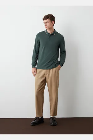 Colmar Polo A Manica Lunga In Piqué Stretch