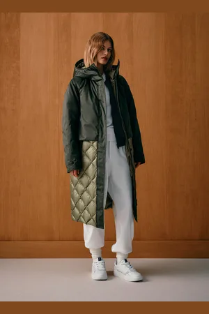 Colmar Maxi Giacca Colorblock In Piuma