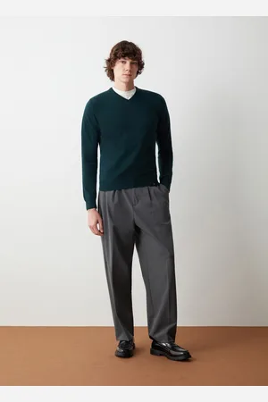 Colmar Pullover A V In Maglia Rasata Di Cashmere