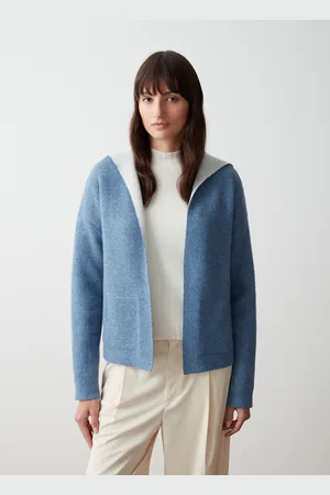 Colmar Cardigan Aperto In Panno Di Lana Bicolore