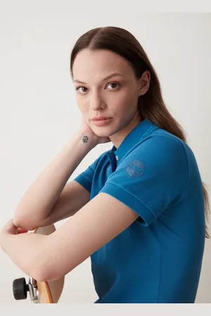 Colmar Polo In Piquet Stretch Con Logo Glitter