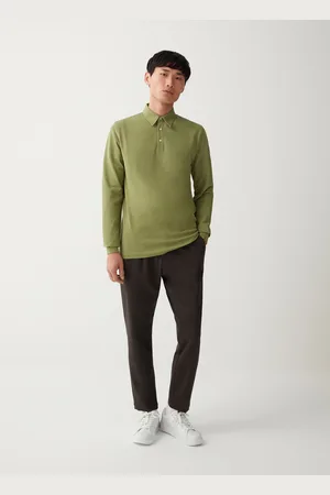 Colmar Polo A Manica Lunga In Cotone Piquet Stretch