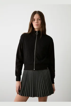 Colmar Felpa Con Zip In Maglia A Trecce