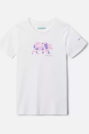 Columbia T-shirt grafica e casual in cotone Mission Lake