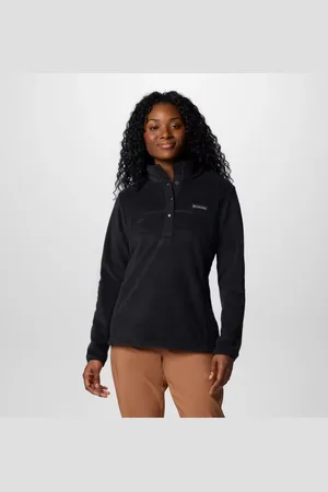 Columbia Pullover in pile con abbottonatura corta a pressione Benton Springs