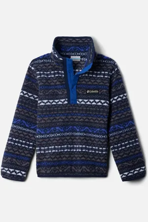 Columbia Pile Sherpa stampato con abbottonatura corta Helvetia II