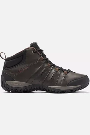 Columbia Scarpe da camminata impermeabili in pelle odburn III Mid Omni-Heat