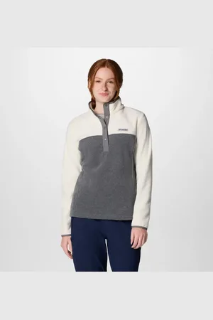 Columbia Pullover in pile con abbottonatura corta a pressione Benton Springs