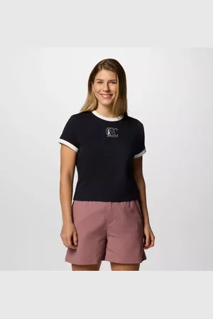 Columbia T-shirt stampata con bordi a contrasto Rolling Bend