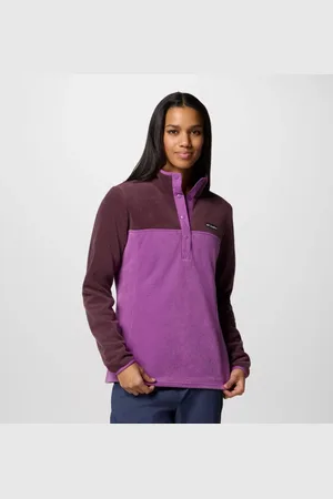 Columbia Pullover in pile con abbottonatura corta a pressione Benton Springs
