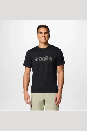 Columbia T-shirt casual in cotone biologico con logo della stagione CSC