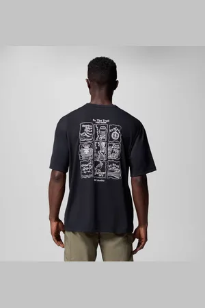 Columbia T-shirt tecnica stampata sul retro Cedar Trail
