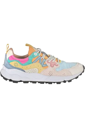 Flower Mountain Sneakers - 451023 - Azzurro/Arancione