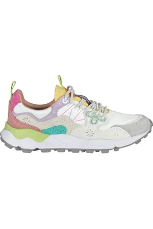 Flower Mountain Sneakers - 451020 - Bianco/Giallo