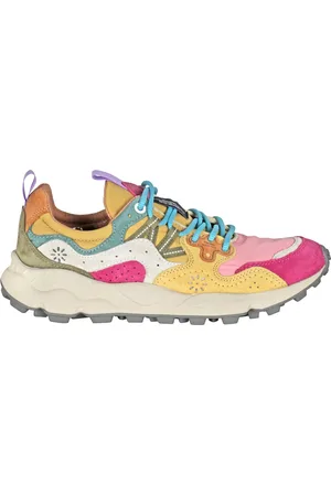 Flower Mountain Sneakers - 451022 - Fuxia/Beige