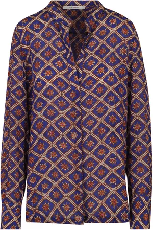 Maliparmi Blusa - 450742 - Blu/Marrone