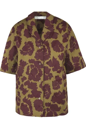 TELA Camicia - 450484 - Senape/Bordeaux