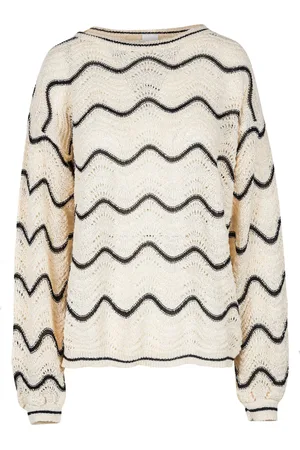 La Femme Blanche Maglia - 451436 - Panna/Nero