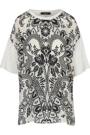 Max Mara T-shirt - 450457 - Panna/Nero