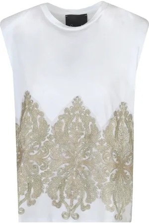 SOUVENIR Top - 451272 - Bianco/Oro