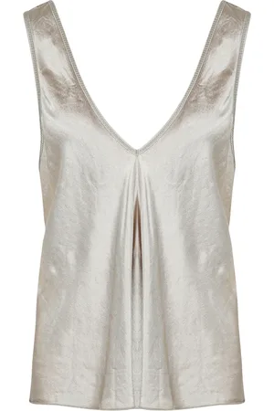 La Femme Blanche Top - 451519 - Champagne