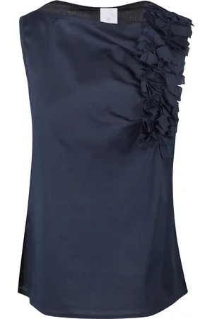 La Femme Blanche Top - 451468 - Blu