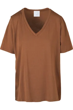 La Femme Blanche T-shirt - 451459 - Tabacco