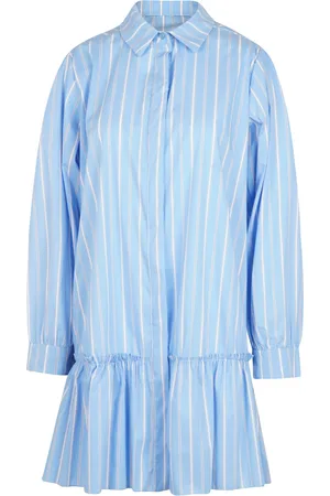 La Femme Blanche Abito - 451497 - Bianco/Azzurro