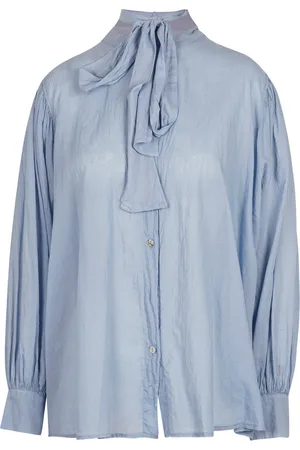 La Femme Blanche Camicia - 451514 - Azzurro