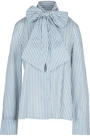 La Femme Blanche Camicia - 451489 - Bianco/Blu