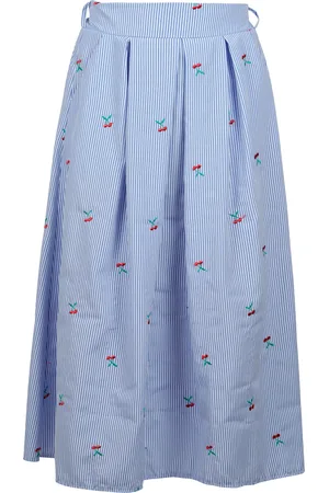 La Femme Blanche Gonna - 451502 - Bianco/Azzurro